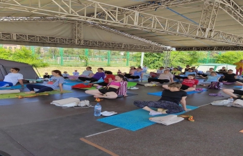 VIII International Day of Yoga Celebrations  in Buryatia. - 2022